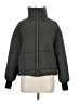 Shein 100% Polyester Solid Green Snow Jacket Size M - photo 1