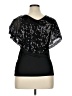Unbranded Black Short Sleeve Top Size XL - photo 2
