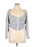 Cleobella Silver 3/4 Sleeve Top Size L - photo 1