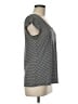 Kasper Gray Short Sleeve Top Size M - photo 4