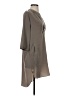 Zoa 100% Polyester Gray Casual Dress Size XS - photo 4