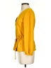 J.Crew 100% Polyester Yellow 3/4 Sleeve Blouse Size 00 - photo 5