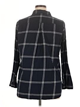 H&M 3/4 Sleeve Button-Down Shirt (view 2)