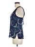 Splendid 100% Rayon Blue Sleeveless Blouse Size M - photo 5