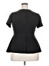 ELOQUII Black Short Sleeve Top Size 18 Plus - photo 2