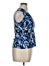 Veronica M. Blue Sleeveless Blouse Size XL - photo 4