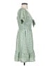 She + Sky 100% Polyester Green Casual Dress Size S - photo 4