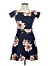 E&M Collection Floral Blue Casual Dress Size S - photo 1
