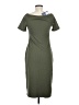 Universal Thread Solid Green Casual Dress Size M - photo 2