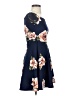 E&M Collection Floral Blue Casual Dress Size S - photo 4