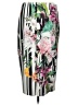 ECI Tropical Black Casual Skirt Size M - photo 2