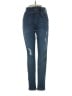 YMI Hearts Blue Jeans Size 27 waist - photo 1