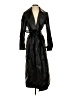 Shein 100% Polyester Black Trenchcoat Size S - photo 1