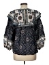 Cleobella Blue 3/4 Sleeve Blouse Size L - photo 2