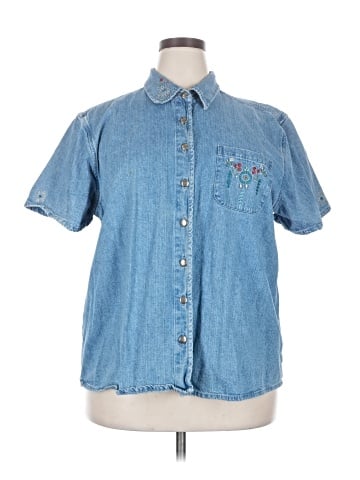 Cj Banks Short Sleeve Button-Down Shirt (view 1)
