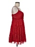 Blue Rain 100% Polyester Polka Dots Red Casual Dress Size M - photo 4
