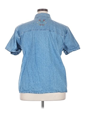 Cj Banks Short Sleeve Button-Down Shirt (view 2)