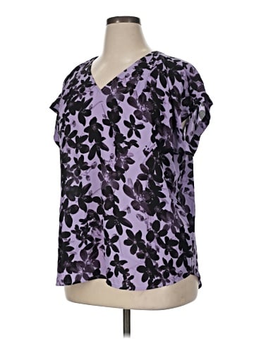 Simply Vera Vera Wang Short Sleeve Blouse (view 1)