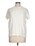 Lands' End Ivory Short Sleeve Blouse Size L - photo 1