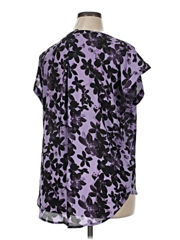 Simply Vera Vera Wang Short Sleeve Blouse (view 2)