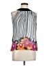 Rare Editions Silver Sleeveless Blouse Size 10 - photo 1