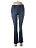 Ann Taylor LOFT Chevron-herringbone Blue Jeans Size 6 (petite) - photo 1