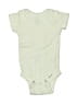 Gerber 100% Cotton Solid Green Short Sleeve Onesie Size Newborn - photo 1