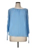 Zac & Rachel 100% Polyester Blue 3/4 Sleeve Blouse Size XL - photo 1