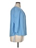 Zac & Rachel 100% Polyester Blue 3/4 Sleeve Blouse Size XL - photo 4
