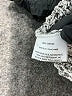 Eileen Fisher 100% Cotton Tweed Silver Cardigan Size M - photo 8
