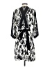 CAbi 100% Polyester Print Black Casual Dress Size S - photo 2