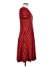 Lands' End Chevron-herringbone Red Casual Dress Size 6 - 8 - photo 4
