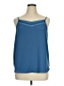 1.State 100% Polyester Blue Sleeveless Blouse Size XL - photo 1