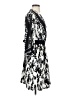 CAbi 100% Polyester Print Black Casual Dress Size S - photo 4