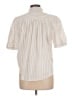 Rag & Bone 100% Cotton Stripes Ivory Short Sleeve Blouse Size M - photo 2