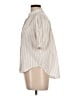 Rag & Bone 100% Cotton Stripes Ivory Short Sleeve Blouse Size M - photo 5