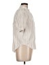 Rag & Bone 100% Cotton Stripes Ivory Short Sleeve Blouse Size M - photo 4