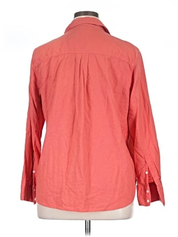 Banana Republic Factory Store 3/4 Sleeve Button-Down Shirt (view 2)