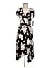 Perceptions Print Black Cocktail Dress Size 8 - photo 1