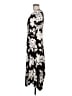 Perceptions Print Black Cocktail Dress Size 8 - photo 5