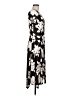 Perceptions Print Black Cocktail Dress Size 8 - photo 4