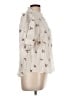 Love The Label Ivory Short Sleeve Blouse Size M - photo 4