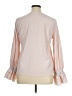 Unbranded 100% Polyester Pink Long Sleeve Blouse Size XL - photo 2