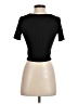 Zara Black Short Sleeve Top Size S - photo 2
