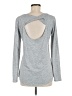 Athleta 100% Polyester Gray Long Sleeve T-Shirt Size M - photo 2