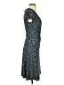 BCBGMAXAZRIA Polka Dots Blue Casual Dress Size XS - photo 4