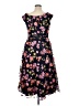 Xscape 100% Polyester Floral Black Cocktail Dress Size 14 - photo 2
