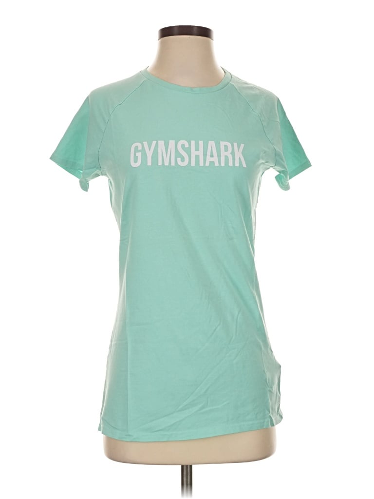 Pre-owned Gymshark Short Sleeve T-shirt In Teal