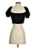 Express Black Short Sleeve Top Size XS - photo 2