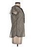The Limited 100% Polyester Gray Sleeveless Blouse Size S - photo 4